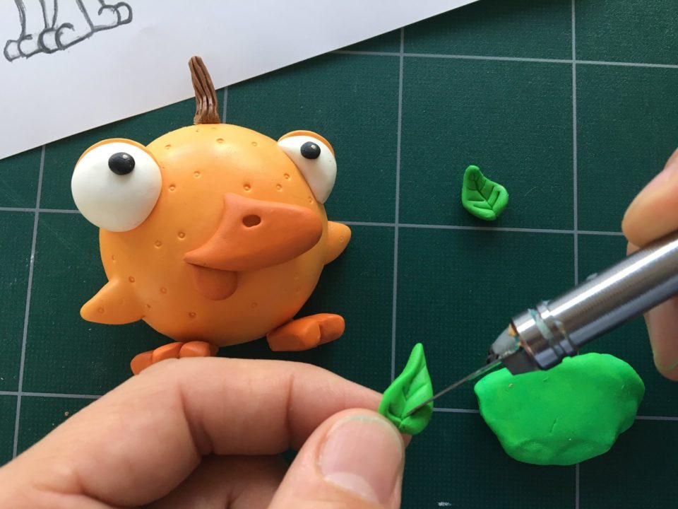 Modelage du Canaralorange de Play-Doh