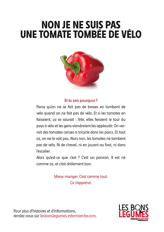 Les bons légumes d'Intermarché.