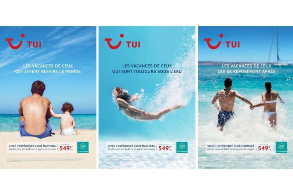 Campagne Tui Les vacances de ceux qui sont toujours sous l'eau