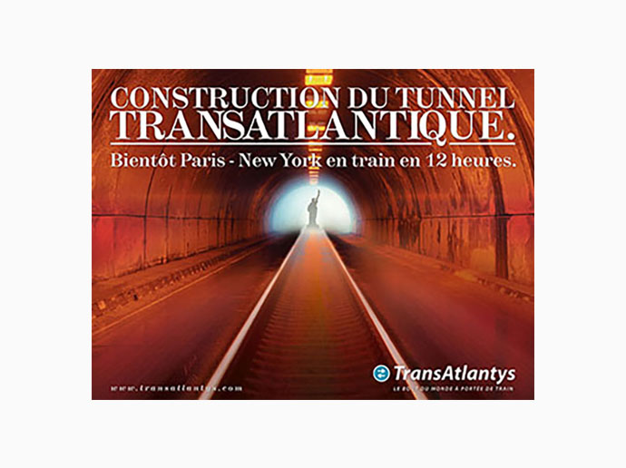 Visuel de campagne TransAtlantys de Voyages-SNCF.com par DDB Paris
