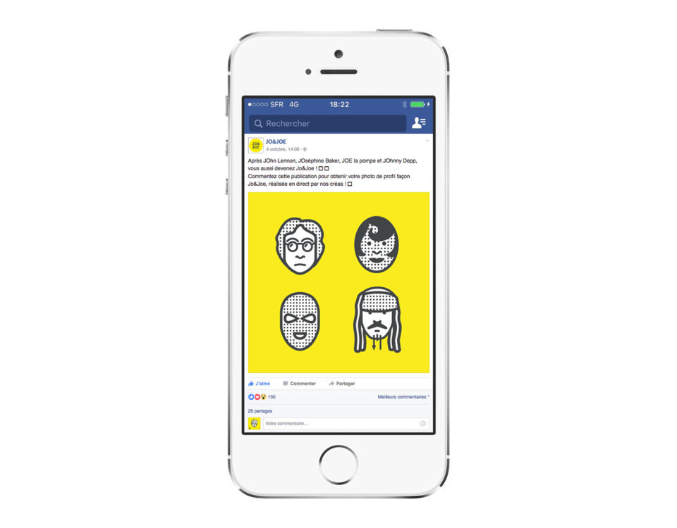 Campagne social média de Jo&Joe par La Rédaction W
